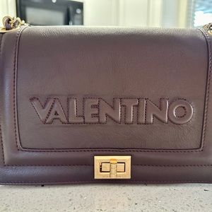 Valentino by Mario Valentino Alice Embossed Leather Shoulder Bag
